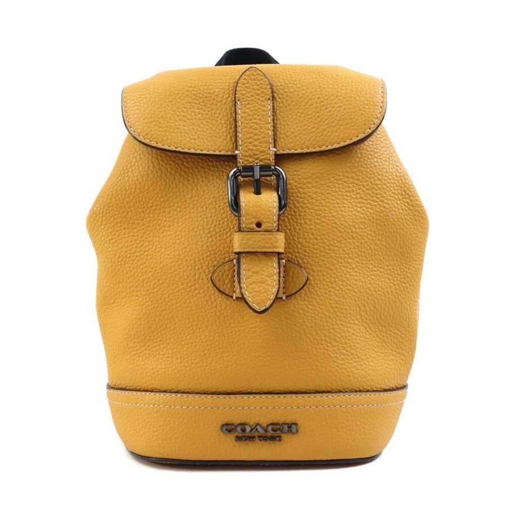Coach COACH Body Bag Leather Yellow Women's r11072k